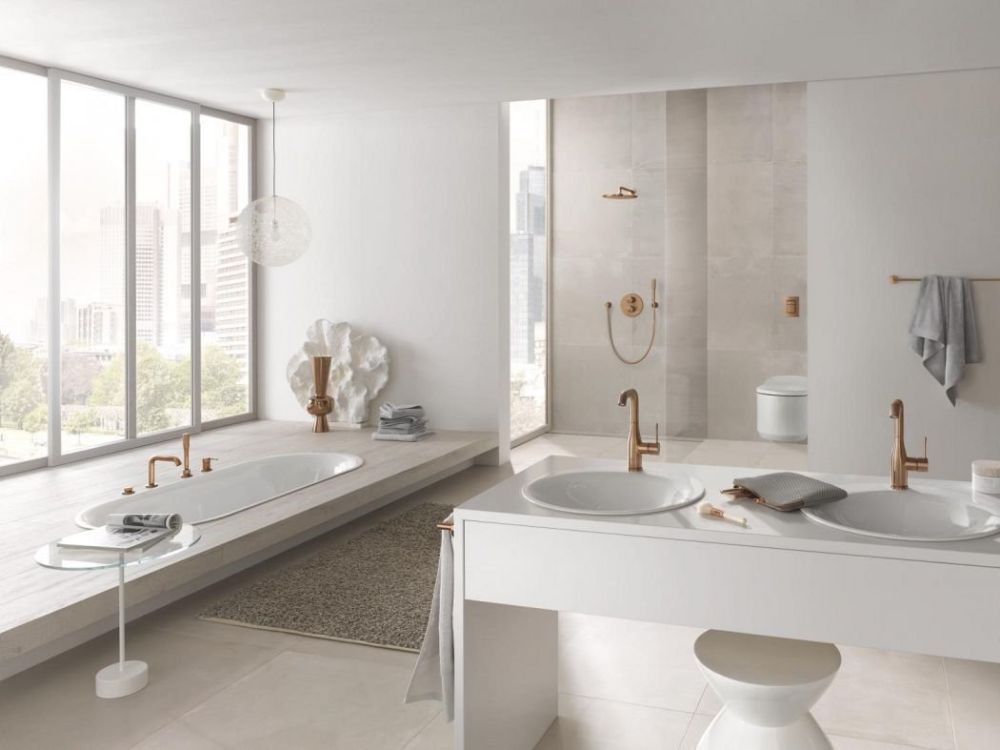 Змішувач для раковини Grohe Essence теплий захід сонця матовий 24174DL1