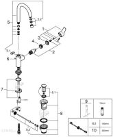 Змішувач для раковини Grohe Start хром 24203002