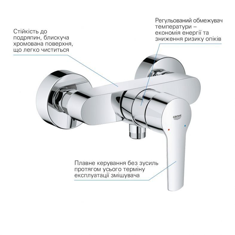 Змішувач для душу Grohe Start хром 24208002