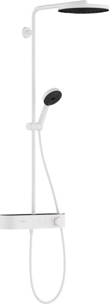 Душова система з термостатом Hansgrohe Pulsify S білий матовий 24221700