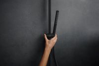 Душевая система с термостатом Hansgrohe Pulsify S Puro черный матовый 24222670