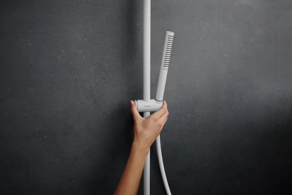 Душова система з термостатом Hansgrohe Pulsify S Puro білий матовий 24222700