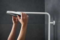 Душова система з термостатом Hansgrohe Pulsify S Puro білий матовий 24223700