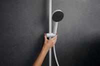 Душова система з термостатом Hansgrohe Pulsify S Puro білий матовий 24236700