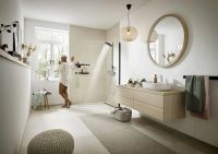 Душевая система с термостатом Hansgrohe Pulsify S бронза 24241140