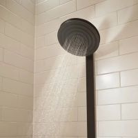 Душевая система с термостатом Hansgrohe Pulsify черный матовый 24241670
