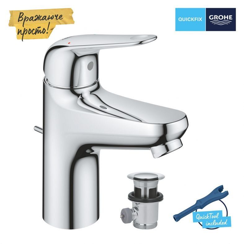 Змішувач для раковини Grohe Swift хром 24316001