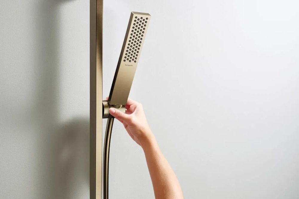Ручний душ Hansgrohe Pulsify E чорний матовий хром 24320340