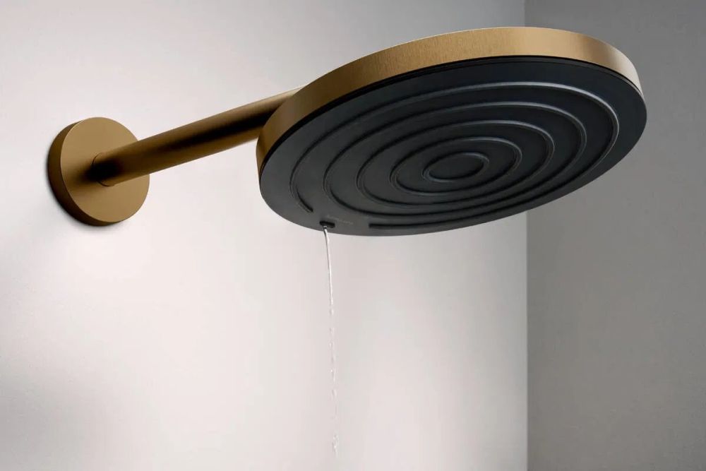 Держатель для верхнего душа Hansgrohe бронза 24357140