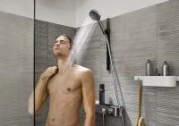 Смеситель для душа Hansgrohe ShowerTablet Select черный матовый 24360670
