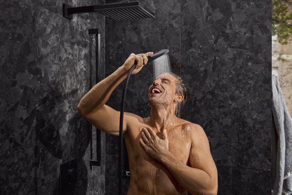 Душовий гарнітур Hansgrohe Pulsify E чорний матовий 24380670