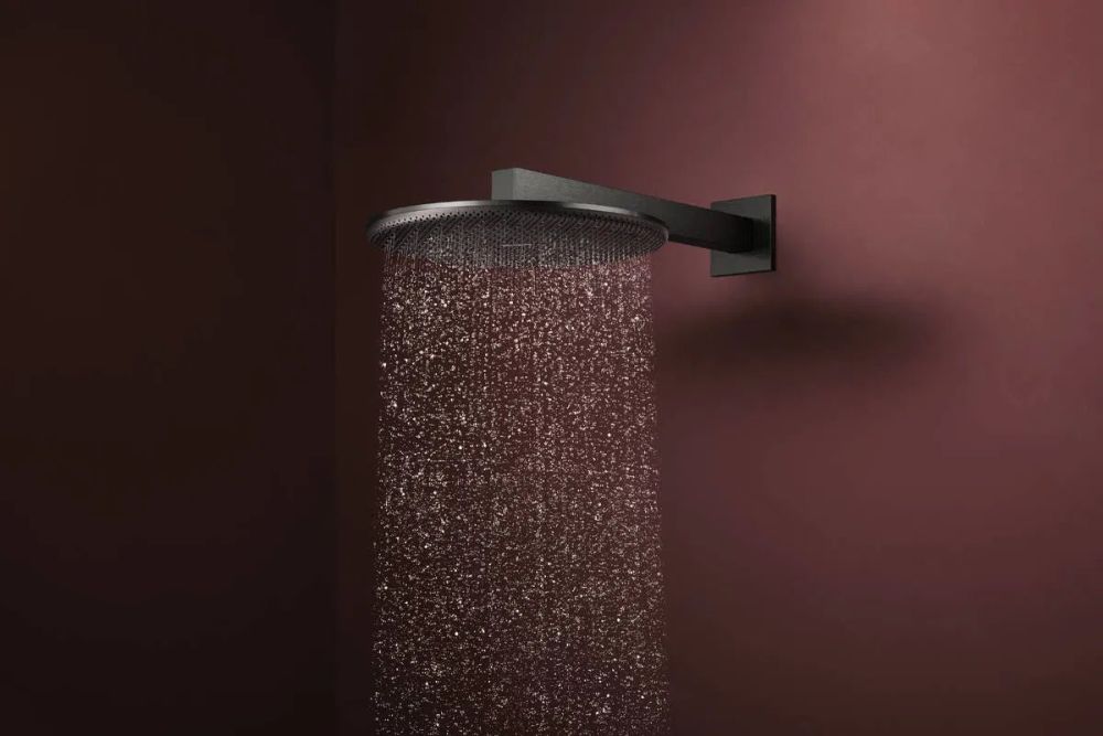Верхний душ Hansgrohe Raindance Alive S черный матовый хром 24521340