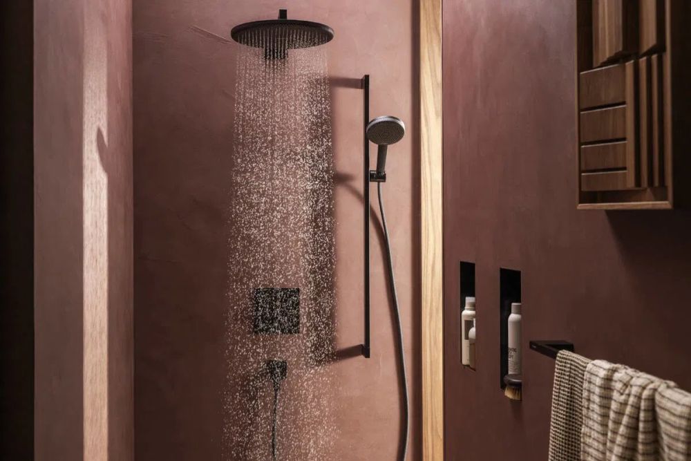 Верхній душ Hansgrohe Raindance Alive S чорний матовий 24521670