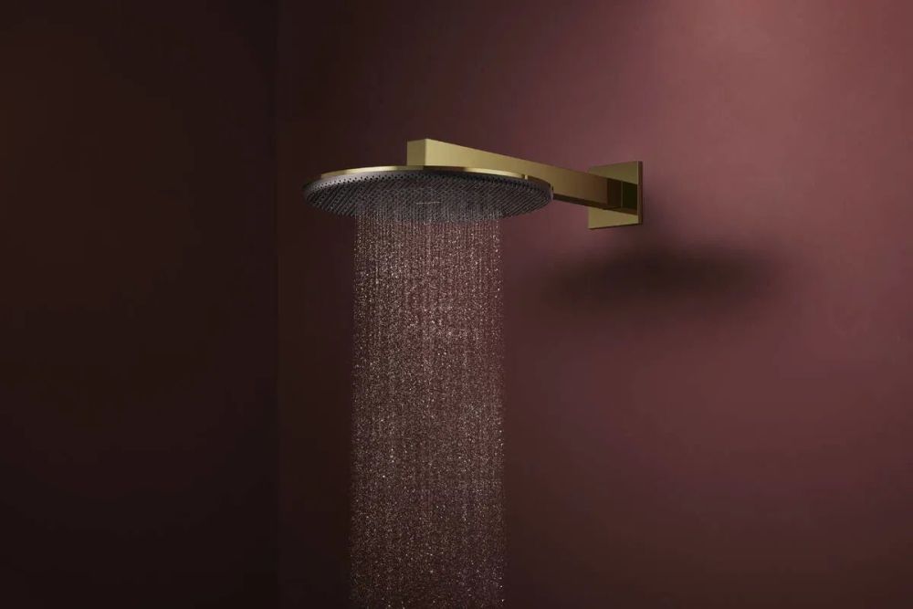 Верхний душ Hansgrohe Raindance Alive S золото 24521990