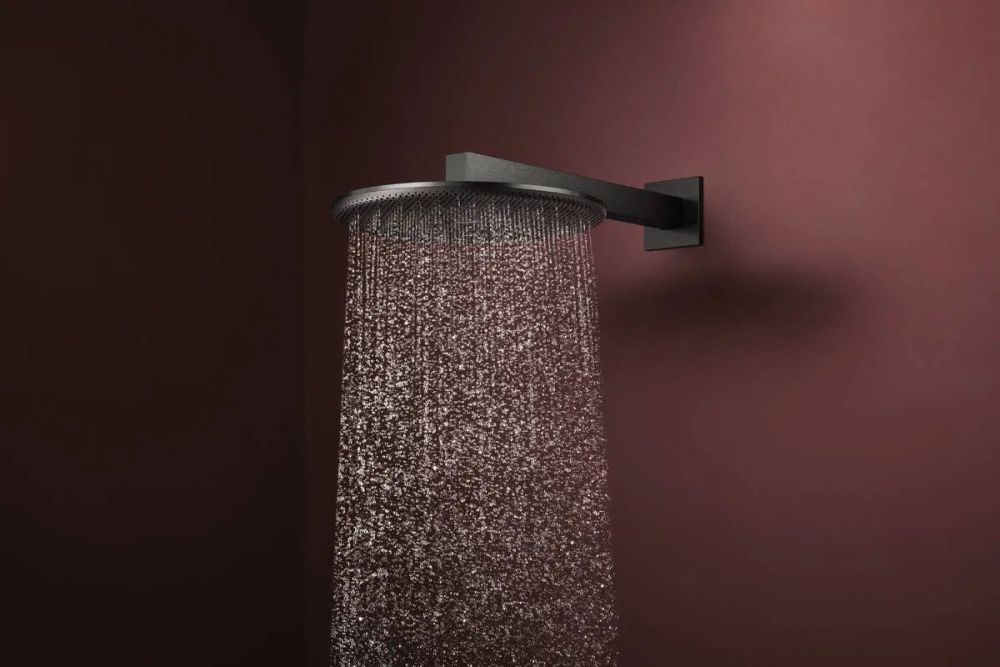 Верхний душ Hansgrohe Raindance Alive S черный матовый хром 24540340