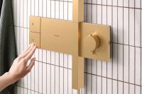 Душевая система с термостатом Hansgrohe Raindance Alive Q бронза 24580140