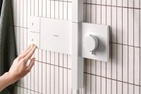 Душевая система с термостатом Hansgrohe Raindance Alive Q белый матовый 24581700