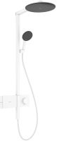 Душевая система с термостатом Hansgrohe Raindance Alive S белый матовый 24582700