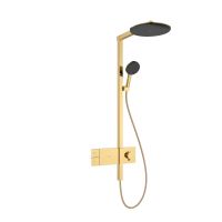 Душова система з термостатом Hansgrohe Raindance Alive S золото 24582990