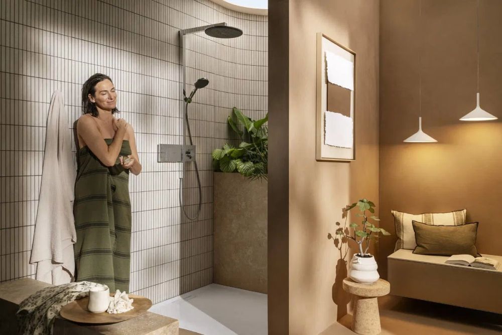 Душова система з термостатом Hansgrohe Raindance Alive S хром 24583000
