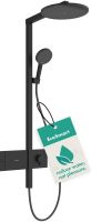 Душевая система с термостатом Hansgrohe Raindance Alive S черный матовый 24583670