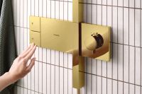 Душова система з термостатом Hansgrohe Raindance Alive S золото 24583990