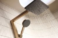 Душевая система с термостатом Hansgrohe Raindance Alive Q бронза 24590140