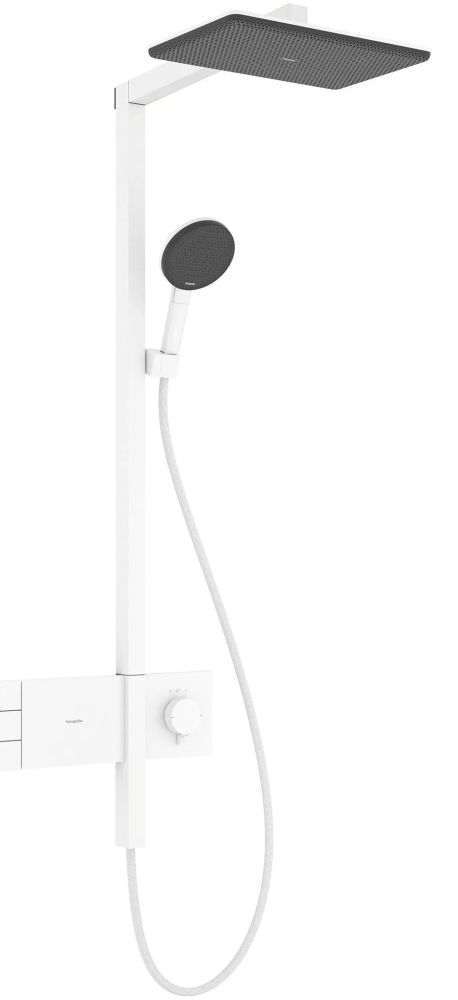 Душова система з термостатом Hansgrohe Raindance Alive Q білий матовий 24590700