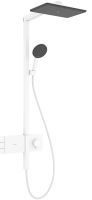 Душова система з термостатом Hansgrohe Raindance Alive Q білий матовий 24590700