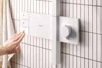 Душова система з термостатом Hansgrohe Raindance Alive Q білий матовий 24590700