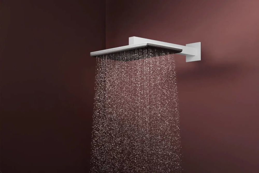 Душова система з термостатом Hansgrohe Raindance Alive Q білий матовий 24590700