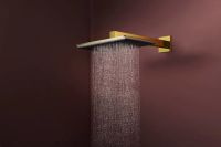 Душевая система с термостатом Hansgrohe Raindance Alive Q золото 24590990