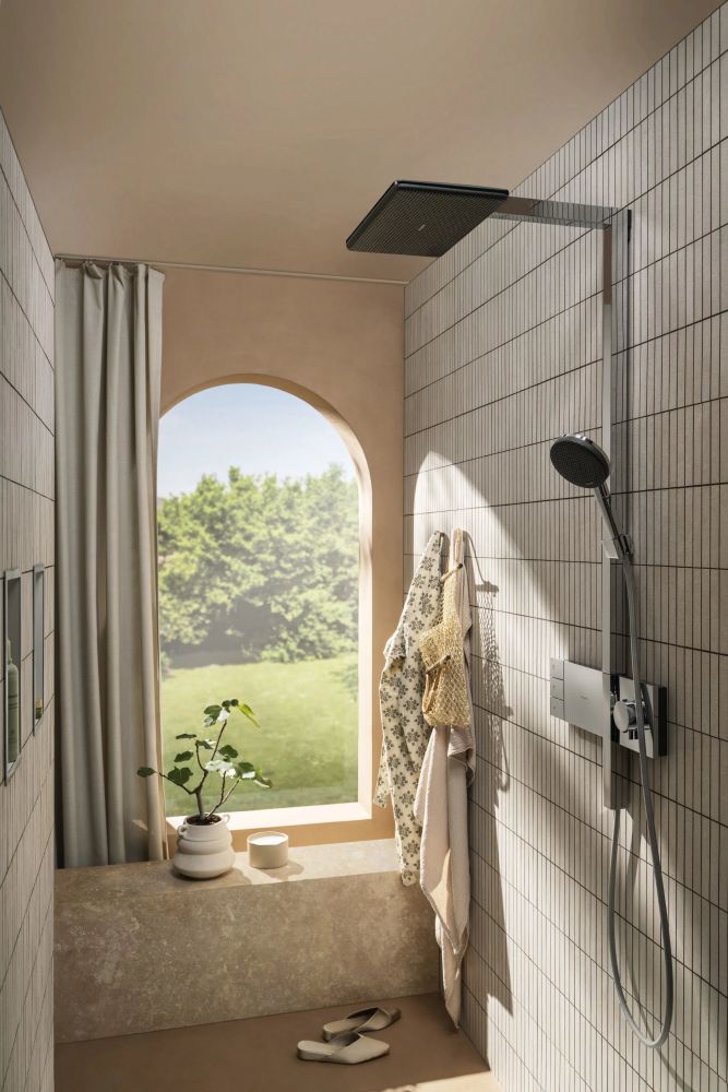 Душова система з термостатом Hansgrohe Raindance Alive Q хром 24591000