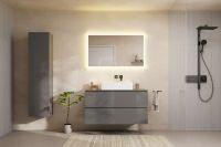 Душова система з термостатом Hansgrohe Raindance Alive Q чорний матовий хром 24591340