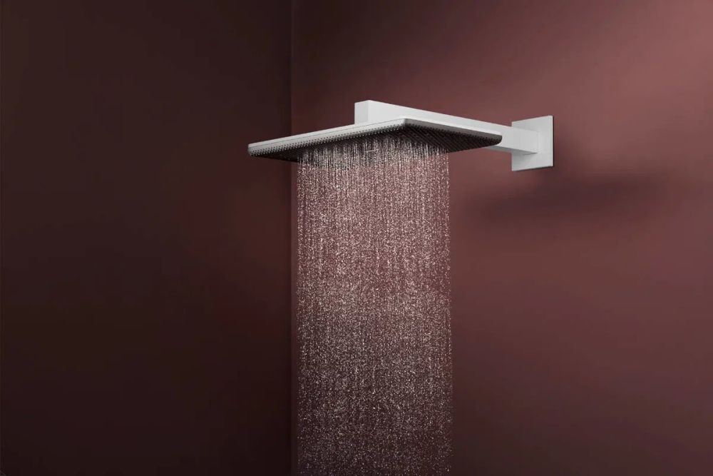 Душевая система с термостатом Hansgrohe Raindance Alive Q белый матовый 24591700