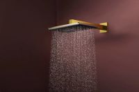Душова система з термостатом Hansgrohe Raindance Alive Q золото 24591990