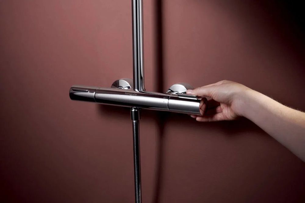 Душова система з термостатом Hansgrohe Raindance Alive S хром 24592000