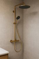 Душова система з термостатом Hansgrohe Raindance Alive S бронза 24592140