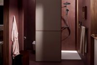 Душевая система с термостатом Hansgrohe Raindance Alive S черный матовый хром 24592340