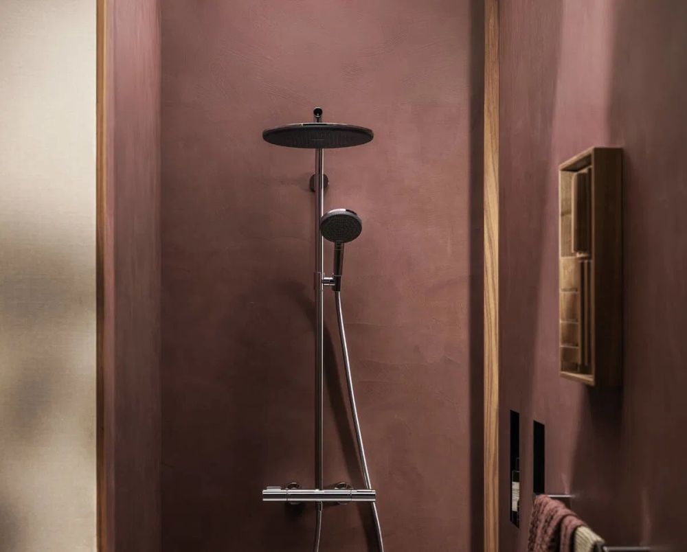 Душова система з термостатом Hansgrohe Raindance Alive S хром 24593000