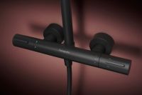 Душевая система с термостатом Hansgrohe Raindance Alive S черный матовый 24593670