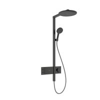 Душевая система с термостатом Hansgrohe Raindance Alive S черный матовый хром 24595340