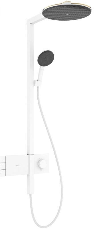 Душова система з термостатом Hansgrohe Raindance Alive S білий матовий 24595700