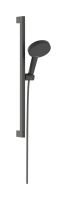 Душевой гарнитур Hansgrohe Raindance Alive S черный матовый хром 24600340