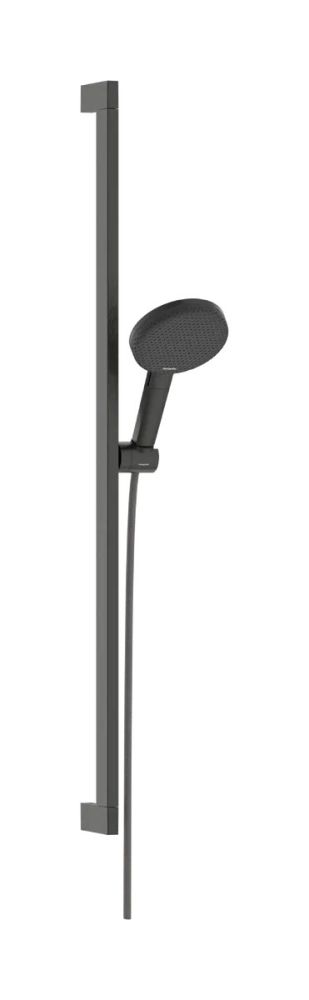 Душовий гарнітур Hansgrohe Raindance Alive S чорний матовий хром 24601340