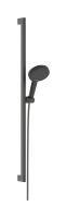 Душовий гарнітур Hansgrohe Raindance Alive S чорний матовий хром 24601340
