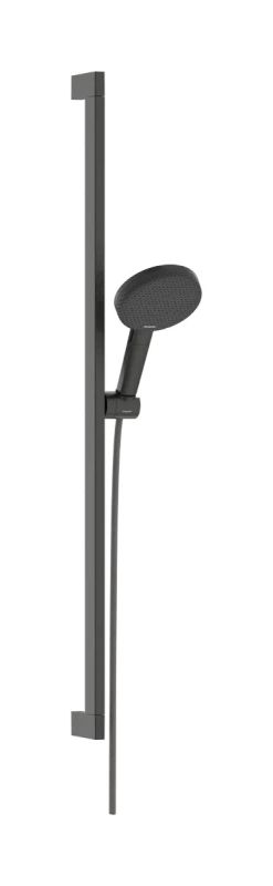 Душовий гарнітур Hansgrohe Raindance Alive S чорний матовий хром 24601340