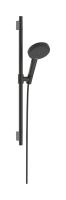 Душевой гарнитур Hansgrohe Raindance Alive S черный матовый хром 24602340
