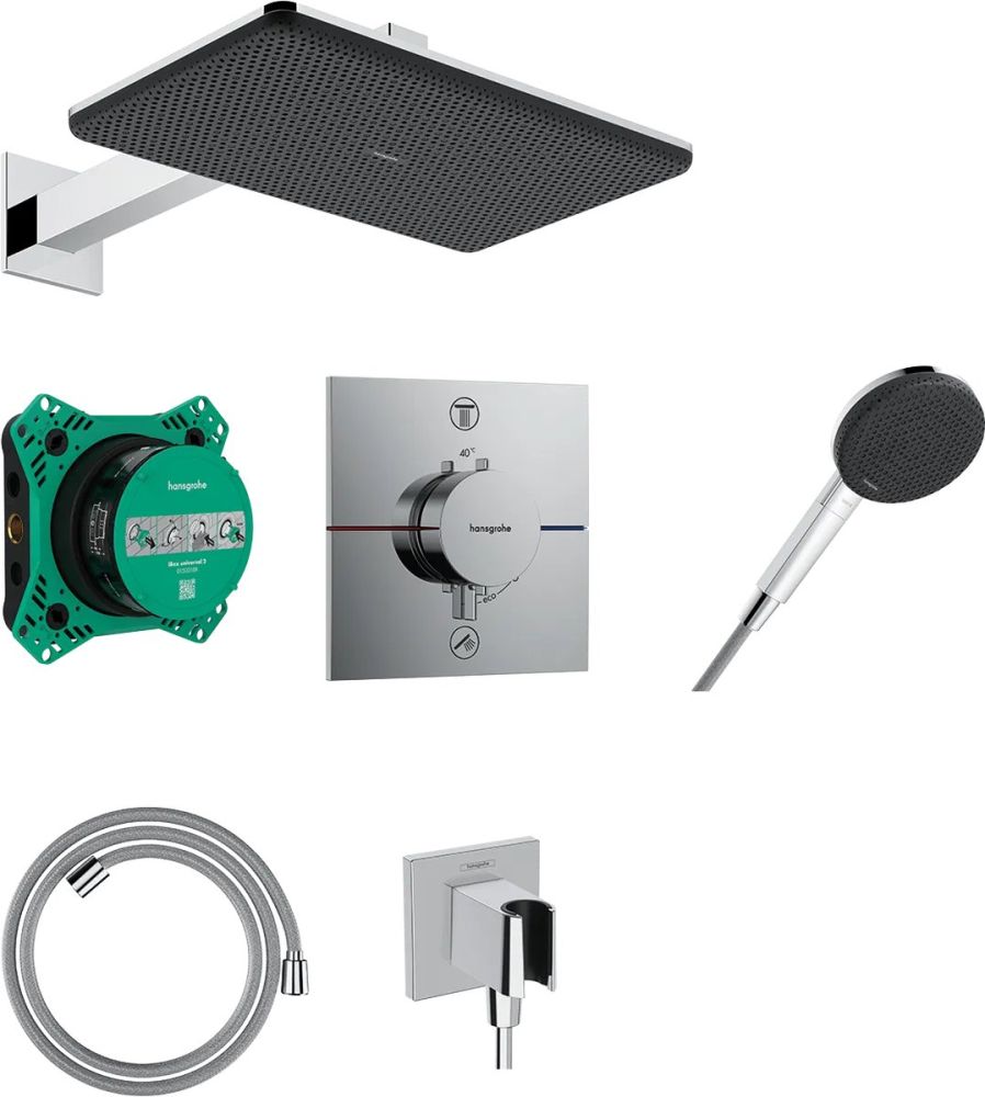 Душова система прихованого монтажу Hansgrohe Raindance Alive Q хром 24620000