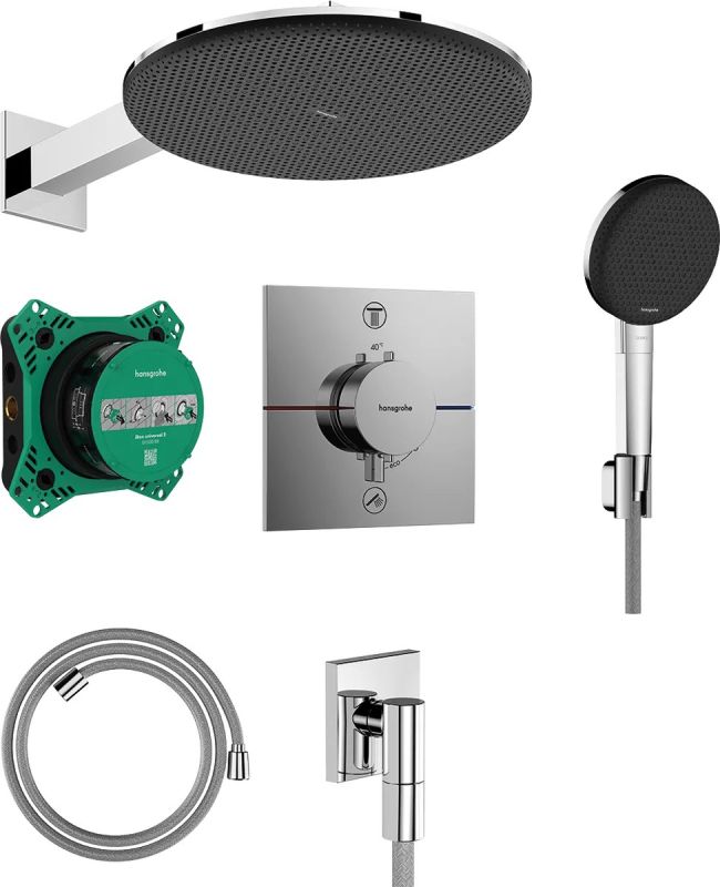 Душова система прихованого монтажу Hansgrohe Raindance Alive S хром 24630000